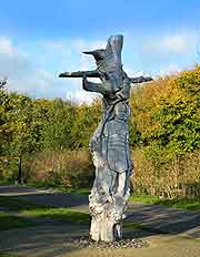 Image of sculpture at Ferry Meadows