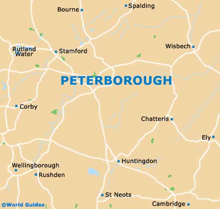 Small Peterborough Map