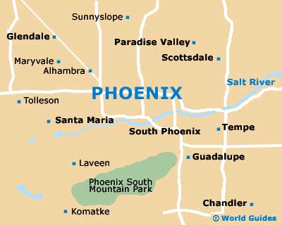 Phoenix Maps And Orientation Phoenix Arizona Az Usa