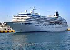 Photo of cruise liner docking at Piraeus, Athens