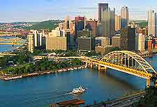 Photograph of view over Pittsburgh