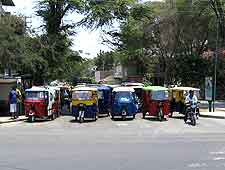 Image of auto rickshaw fleet