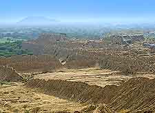 Aerial image, high above the Tucume area