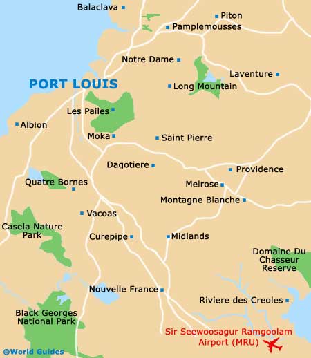 Small Port Louis Map