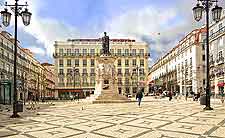 Picture of cafes around central square