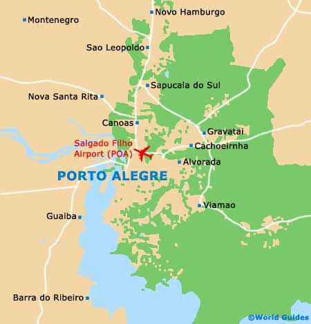 Porto Alegre map
