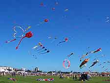 Further photo showing the summer Kite Festival
