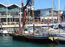 Picture of waterfront eateries