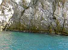 Photo showing the Emerald Grotto