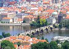 Scenic Image showing Prague's Charles Bridge