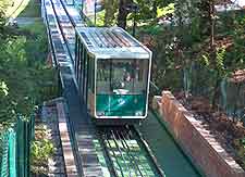 Photo of the Petrin Hill funicular railway