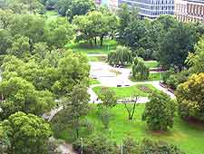 Aerial photo of Karlovo Namesti Park