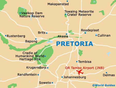 Small Pretoria Map