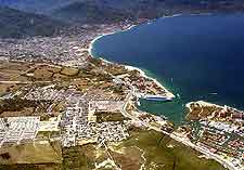 Aerial view of the Puerto Vallarta coastline