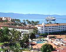 View of the Puerto Vallarta coastal resorts