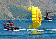 Image showing parasailing on Lake Wakatipu