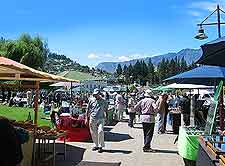 Picture of tourists exploring the local market