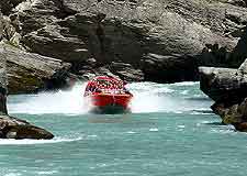 Jet boating picture, taken on the Shotover River