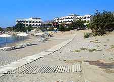 Picture of the Lardos Village resort and beachfront