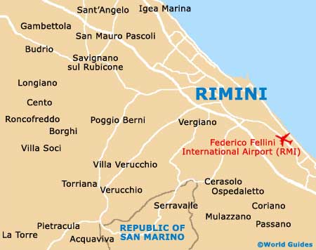 Rimini map
