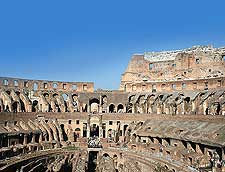 Interior view of the Colosseum