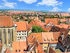 Rooftop view of Rothenburg ob der Tauber