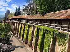 Picture of the historic Town Walls in Rothenburg ob der Tauber
