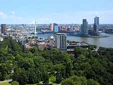 Aerial view of Rotterdam