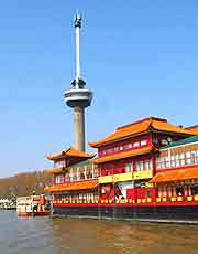 Photo of riverfront restaurant by the Euromast