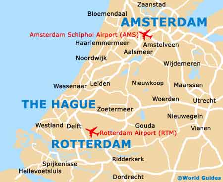 Rotterdam Area map