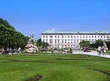 Photo of gardens at the Schloss Mirabell