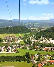 Picture showing cable car ride at Mount Untersberg