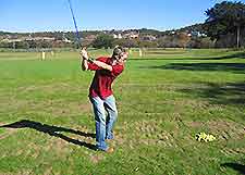 Photo showing a round of golf being played nearby