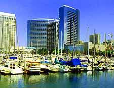 Photograph of San Diego harbor