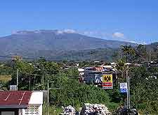 Turrialba image, showing distant mountains