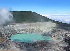 Photograph of the Poas Volcano