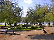 A beach park in San Sebastian picture