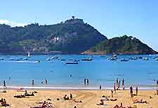 Photo of a beach in San Sebastian