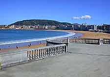 San Sebastian's coastal promenade picture