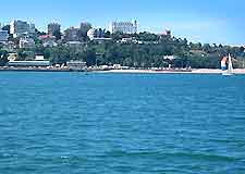 Picture showing the Santander coastline