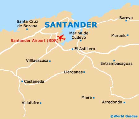Santander map