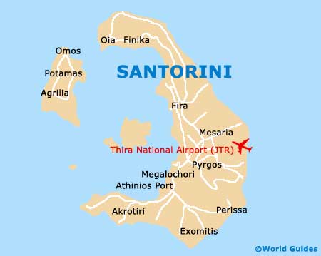 Small Santorini Map