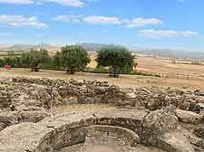 Photo showing the ancient Ruins of Barumini (Sardinian Nuraghe)