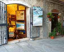 Picture of art gallery in Cagliari, Sardinia
