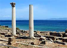 Picture of the Colonne Romane a Tharros ruins