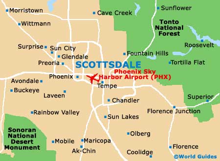 Scottsdale map