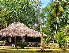Picture of beachfront accommodation on La Digue island, Seychelles