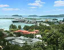 Photo showing harbourfront of Victoria, Mahe, Seychelles