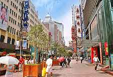 Picture of shops along Nan Jing Road