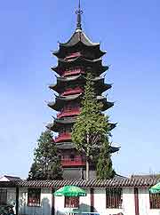 Picture of pagoda temple in Suzhou
